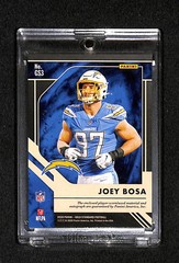 2020 Gold Standard Golden Shield Signatures Joey Bosa 1/1 NFL Shield Player Used