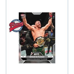 Dricus Du Plessis Middleweight Champion 2025 UFC Topps NOW – Card 7 In Hand