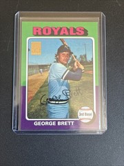 2000 TOPPS #228 “50 YEARS REPRINT” 1975 Topps Rookie Card (RC) George Brett