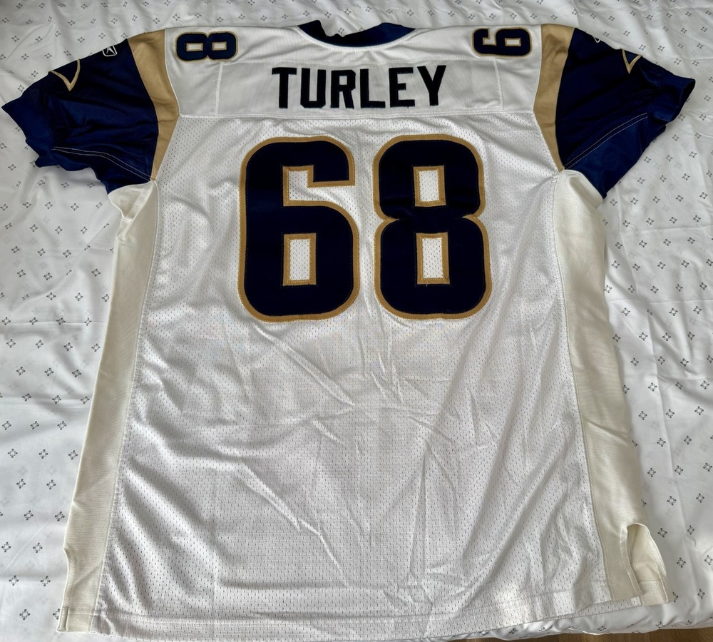Kyle Turley – St. Louis Rams Official Authentic Reebok Jersey Size 54