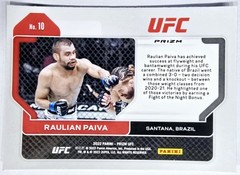 Raulian Paiva 2022 Panini Prizm UFC Cracked Pink Ice Rookie Prizm Card #10 🧊