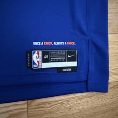 Large 48 | Nike New York Knicks OG Anunoby 8 Swingman Jersey w/ NBA Finals Patch