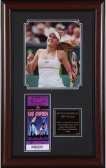 Nicole Vaidisova Framed 8″ x 10″ Photo with 2007 US Open Ticket – Fanatics