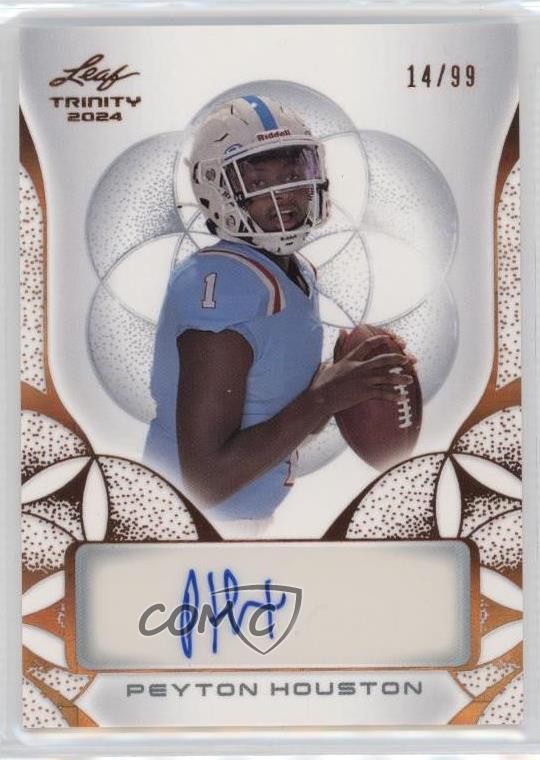 2024 Leaf Trinity 14/99 Peyton Houston #BA-PH1 Auto 17hx
