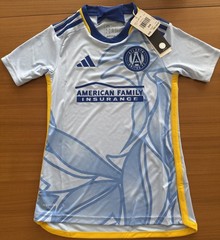 adidas Atlanta United FC MLS Women’s Jersey 2XS Light Blue/Yellow