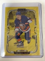 2025-26 O-Pee-Chee Platinum #124 Jean-Gabriel Pageau Neon Yellow Surge