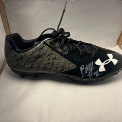 Byron Murphy II Signed Under Armor Cleat. Size 15 Mill Creek Sports (One Cleat)