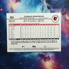 Gunnar Henderson #450 Hot Dog GLIZZYFRACTOR Topps 2024 Series 2 NM