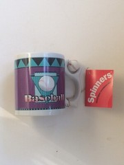 Dept 56 Baseball Spinners Ceramic Mug 12 ounces NEW