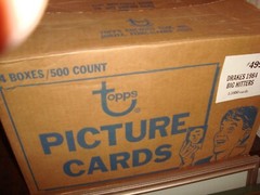 1984 DRAKE’S Vending box of 500 Gem Mint DARRYL STRAWBERRY RC George BRETT RIPKE