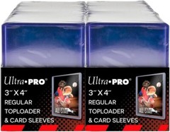 3″ X 4″ Clear Regular Toploaders for Cards with Card Sleeves Bundle Standard Siz