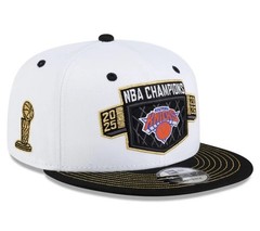 NWT Knicks 2026 Champions Basketball Snapback Hat White Black Cap Fan Gift