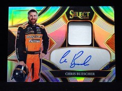 Chris Buescher 48/99 2026 Panini Select Racing Autographed Memorabilia No AM-CBR