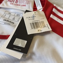 2023-24 Men’s Adidas Bayern Munich Home White Soccer Jersey XL Germany