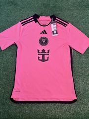 Adidas Inter Miami CF Suarez #9 Soccer Jersey Pink Black youth Large 13-14Y NWT