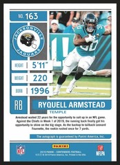 2019 Panini Contenders #163 Ryquell Armstead Playoff Ticket #/49 SN,AU