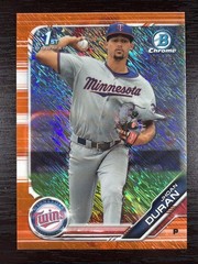 2019 Bowman Chrome – Prospects Jhoan Duran #BCP-225 Orange Shimmer Refractor /25