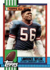 Lawrence Taylor 1990 Topps Football – #52 – New York Giants