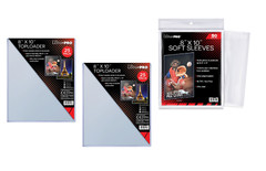 Combo Pack (50 of Each) Ultra Pro 8″ x 10″ Toploaders and 8×10 Photo Sleeves