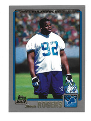 2001 Topps #377 Shaun Rogers RC DETROIT LIONS
