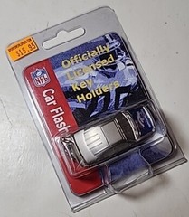 Denver Broncos Official NFL Push Button Lighted key holder car NEW Last One!