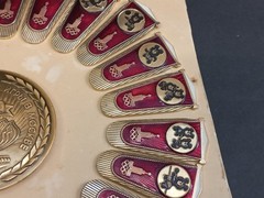 Vintage Badges Olympic Bear 1980, Full Set 25 pcs,USSR Olympic Bear,Moscow 80