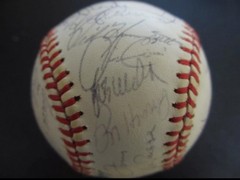 1989 Oakland Athletics Team Baseball 31 Autographs ENTIRE STAFF Beckett COA !