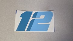 Ryan Blaney Team Issued Body Armour Repurposed Vinyl Wrap Decal Team Penske Ford