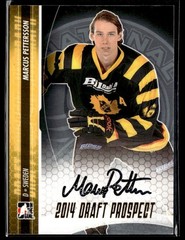 2014-15 In The Game Draft Series Gold Marcus Pettersson Auto NNO #A-MP2