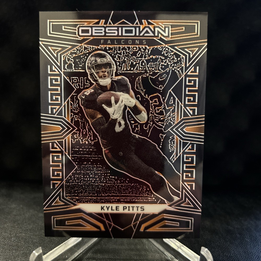 2023 Panini Obsidian – Kyle Pitts #5 Electric Etch Orange /49