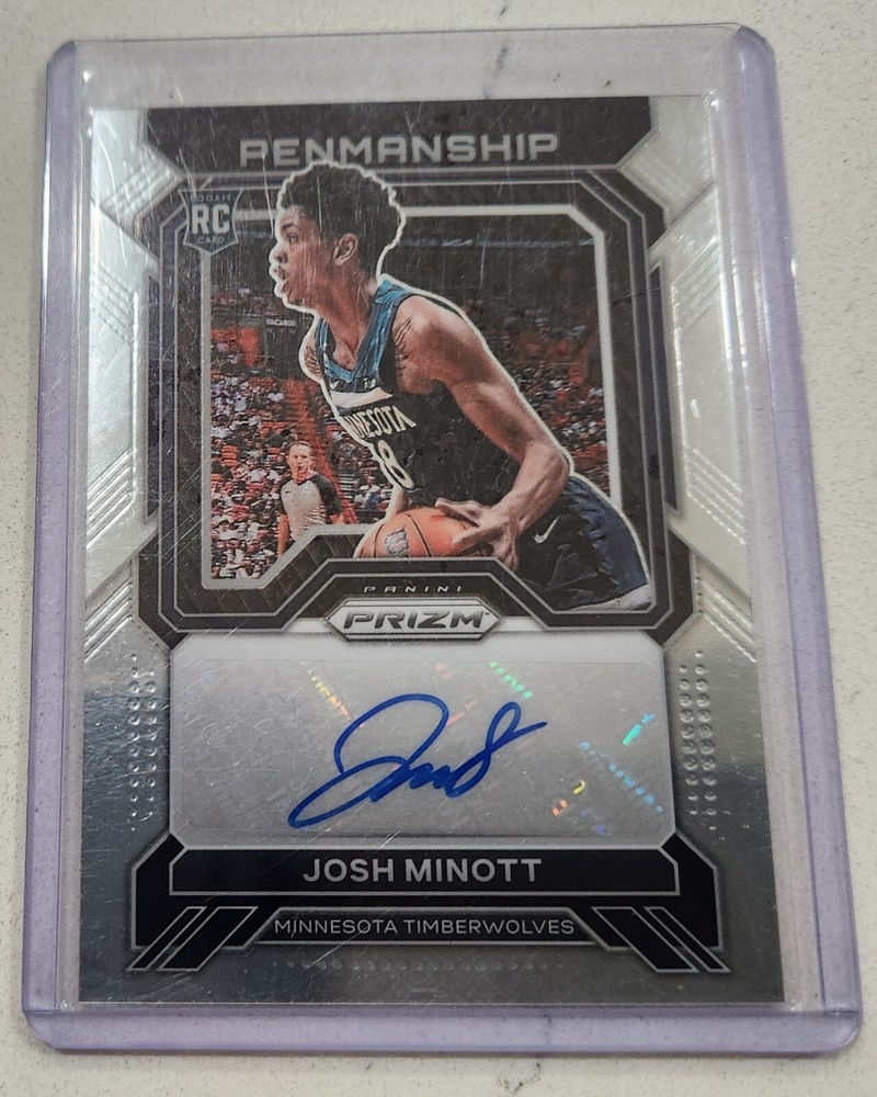 🏀 2022-23 Panini Prizm JOSH MINOTT RC Auto – Rookie Penmanship #RP-JMM