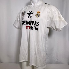 Real Madrid 2005-06 White Custom Santiago Bernabeu Tribute Jersey Men’s LARGE
