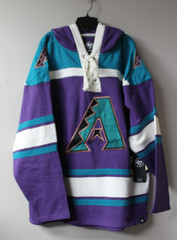 New MLB Arizona Diamondbacks Lacer jersey style mid weight cotton hoodie men XXL