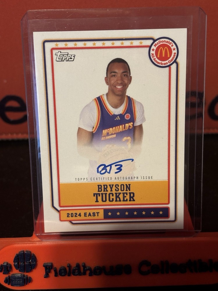 2024 Topps Chrome McDonald’s All-American Bryson Tucker #EA-BT Event Auto