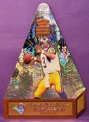 Kurt Warner Rams 2000 Crown Royale Cramer’s Choice Holofoil Die-Cut Jumbo #6