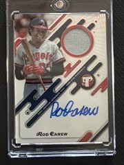 2025 Topps Pristine – Pristine Pieces Autograph Relics – Rod Carew #PPAR-RC