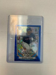 Michael Choice 2014 Chrome Blue Mini Card #BM-TR4 Serial #215/250