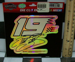ELLIOTT SADLER #19 NASCAR RACING DIE-CUT 6X6 DECAL STICKER SHEET