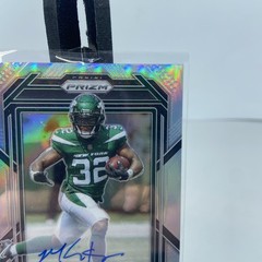 2021 Panini Prizm Rookie Silver Prizm Auto Michael Carter #365 Rookie Auto RC