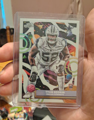 2025 Topps Chrome Rookie Tyler Booker RC #128 Dallas Cowboys White Hole /115 SP