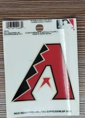 MLB Arizona Diamondbacks 3.5 x 4.5 inch Decal Reusable Sticker