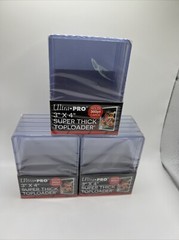 Ultra Pro 3X4 Super Thick Toploaders 3 Packs of 5 for up to 360pt Cards