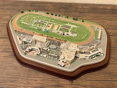 Danbury Mint Churchill Downs Horse Racing Replica Model