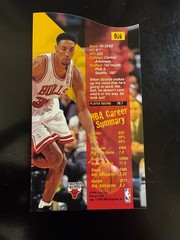 1995-96 Fleer NBA Jam Session Scottie Pippen D16 Die Cut Chicago Bulls