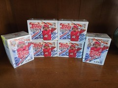 Factory Sealed 7 Pack Blaster Box 2021 Topps Series 1 with Patch 1 Box