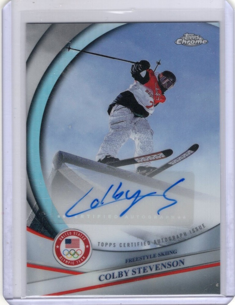 2026 Topps Chrome Olympics #BCA-CST Colby Stevenson Base Auto