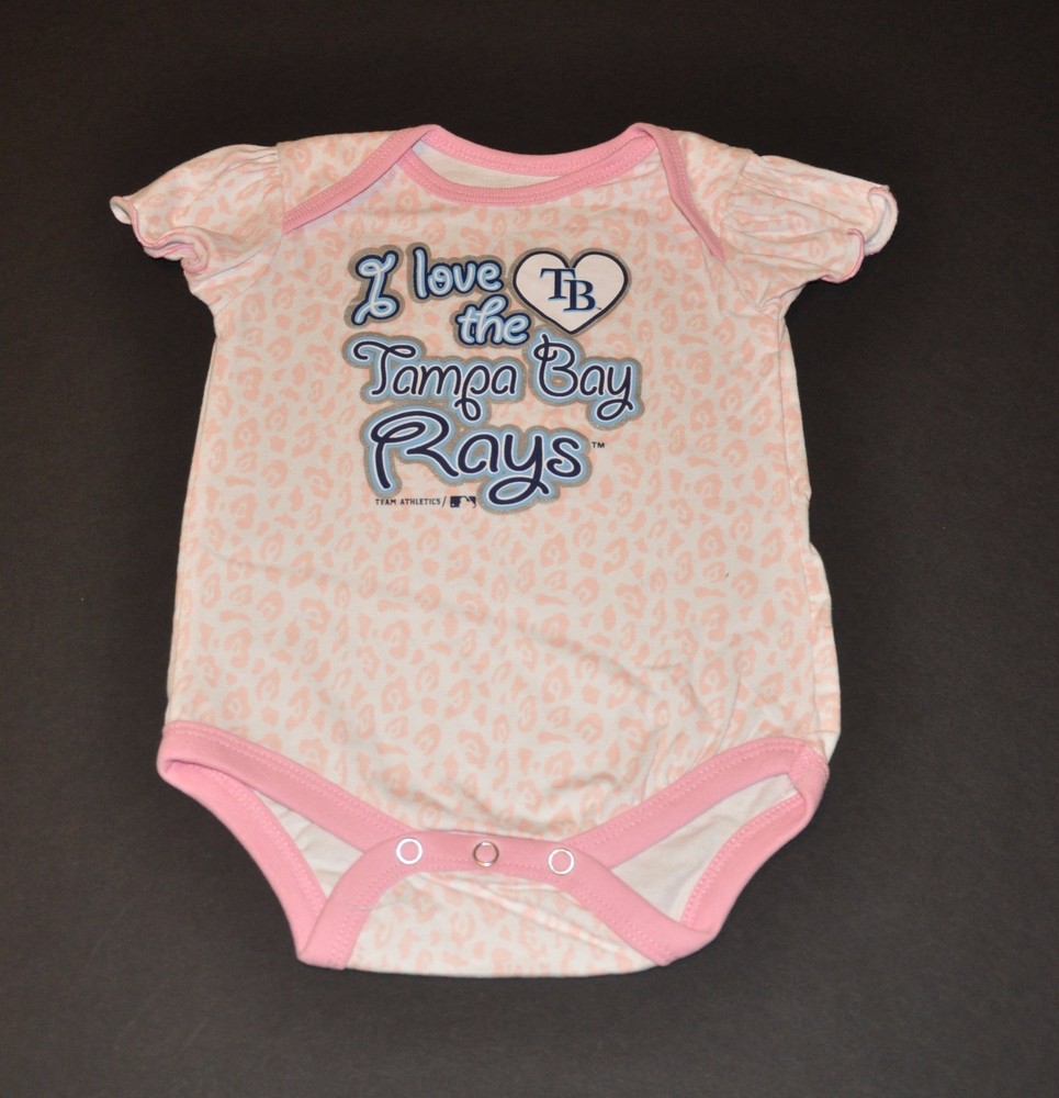 Tampa Bay Rays Girls Infant Baby Bodysuit Creeper 0-3M,3-6M,6-9M,12M,18M Romper