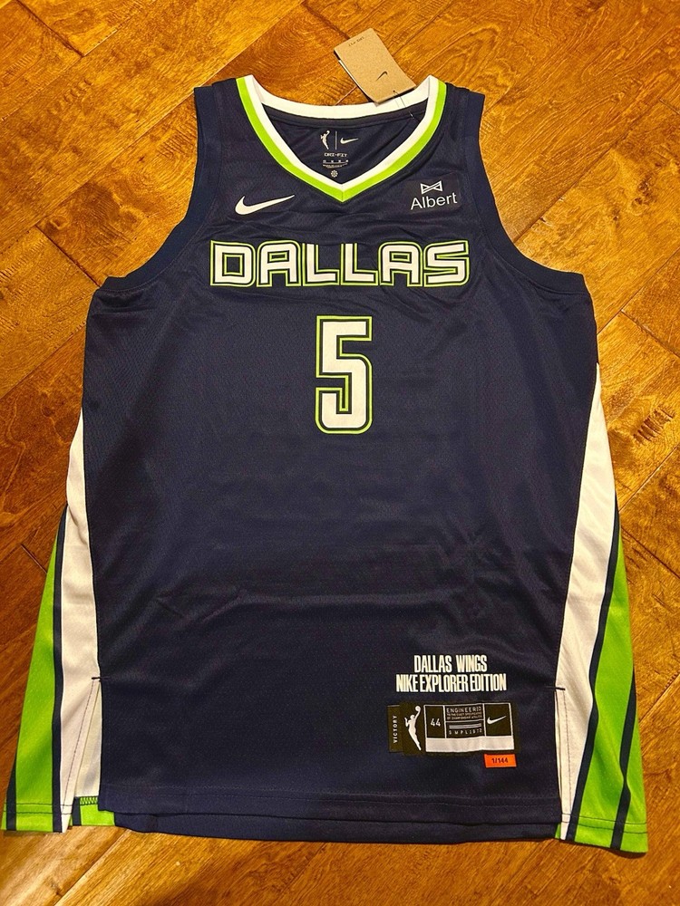 Paige Bueckers Dallas Wings Jersey Blue Adult Medium