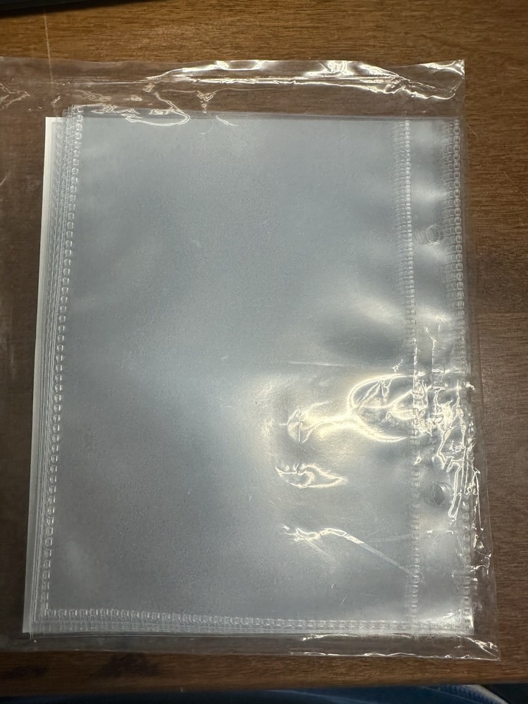 10 ULTRA PRO Archival 1-POCKET 4×6 Pages Photo Post Card Sheets new sealed B6