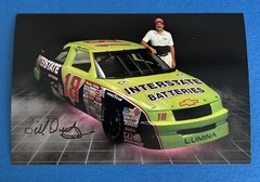 DALE JARRETT Interstate #18 BILL DAVIS ? SIGNED Hero Card NASCAR Auto Racing